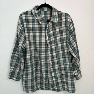 Green Plaid Shirt